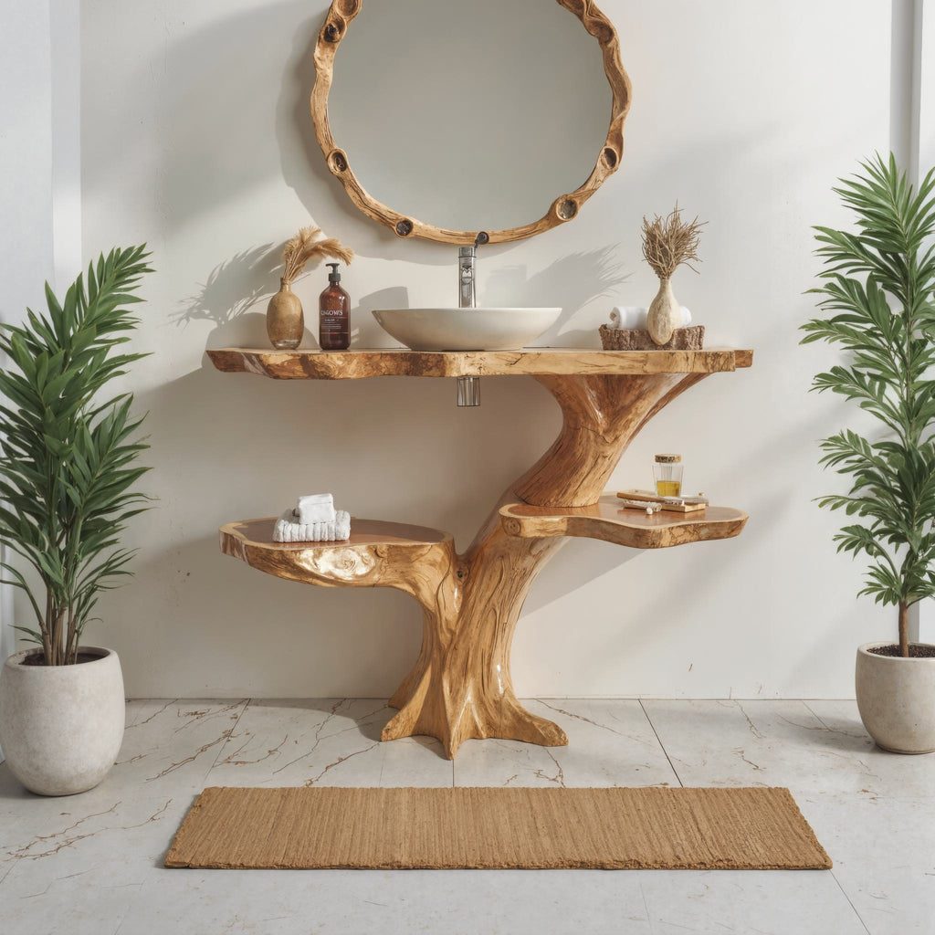 Handcrafted Floating Bathroom Vanity
